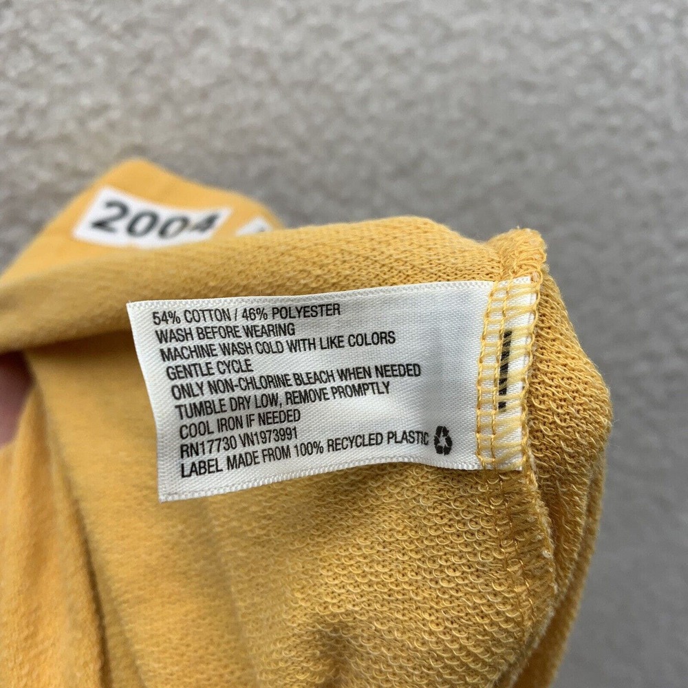 Colsie Joggers Womens 1X Plus French Terry Yellow Lounge Pant Drawstring Stretch - Picture 10 of 11